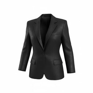 Vintage forecaster of Boston Black Blazer Size 9/10 Single Button Texture M